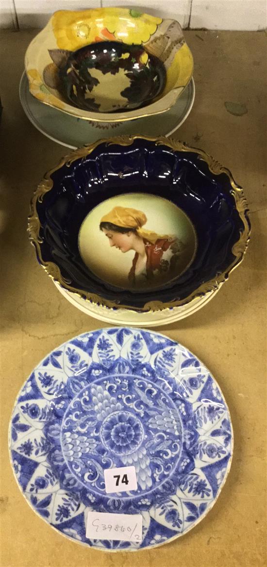 Chinese blue & whitre and mixed ceramics